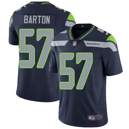 Seattle Seahawks Limited Navy Blue Men Cody Barton Home Jersey NFL Football #57 Vapor Untouchable->youth nfl jersey->Youth Jersey